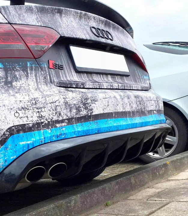 ⭐DIFFUSORE A5 2007-2011 SLINE S5 COUPE CABRIO GREZZO⭐