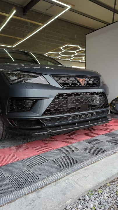 ART.1341 SPLITTER CUPRA ATECA MK1 2018-2024 NERO LUCIDO