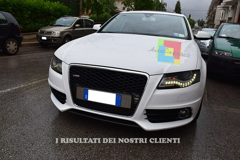 ⭐0614 GRIGLIA PER AUDI RS4 ADATTO PER A4 B8 LOOK RS4 CROMATA⭐