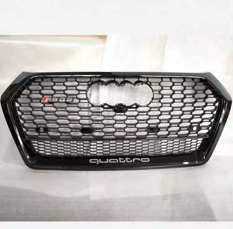 ⭐ART.1948 GRIGLIA ADATTO PER AUDI Q5 FY 2017-2020 LOOK RSQ5 QUATTRO NERO LUCIDO⭐