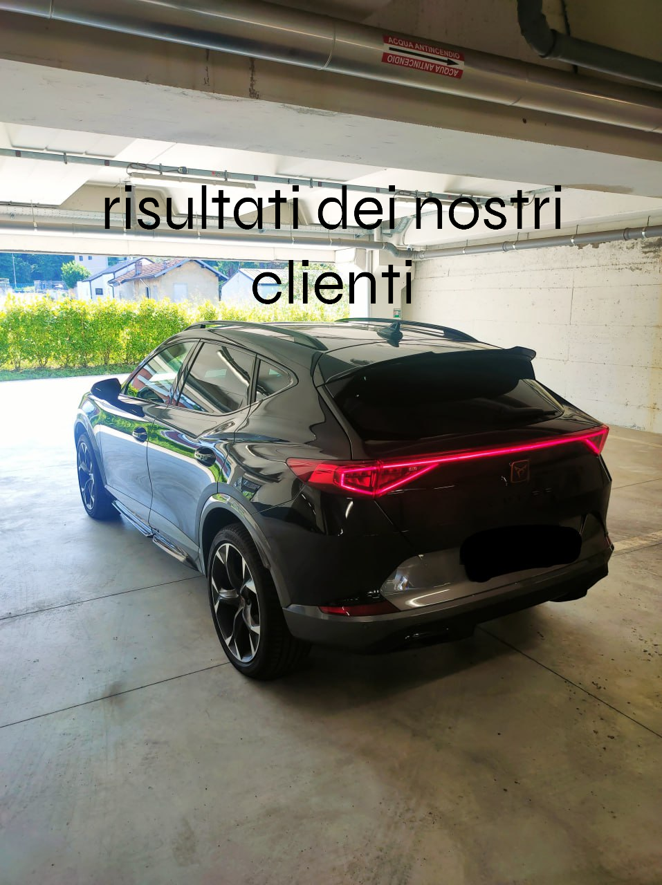 ⭐1436 SPOILER ADATTA PER CUPRA FORMENTOR 2020+ NERO LUCIDO LOOK SPORTIVO⭐