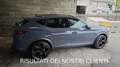 ⭐1436 SPOILER ADATTA PER CUPRA FORMENTOR 2020+ NERO LUCIDO LOOK SPORTIVO⭐