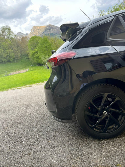 ⭐0651 SPOILER NERO LUCIDO ADATTO PER OPEL CORSA F 2019+ ⭐
