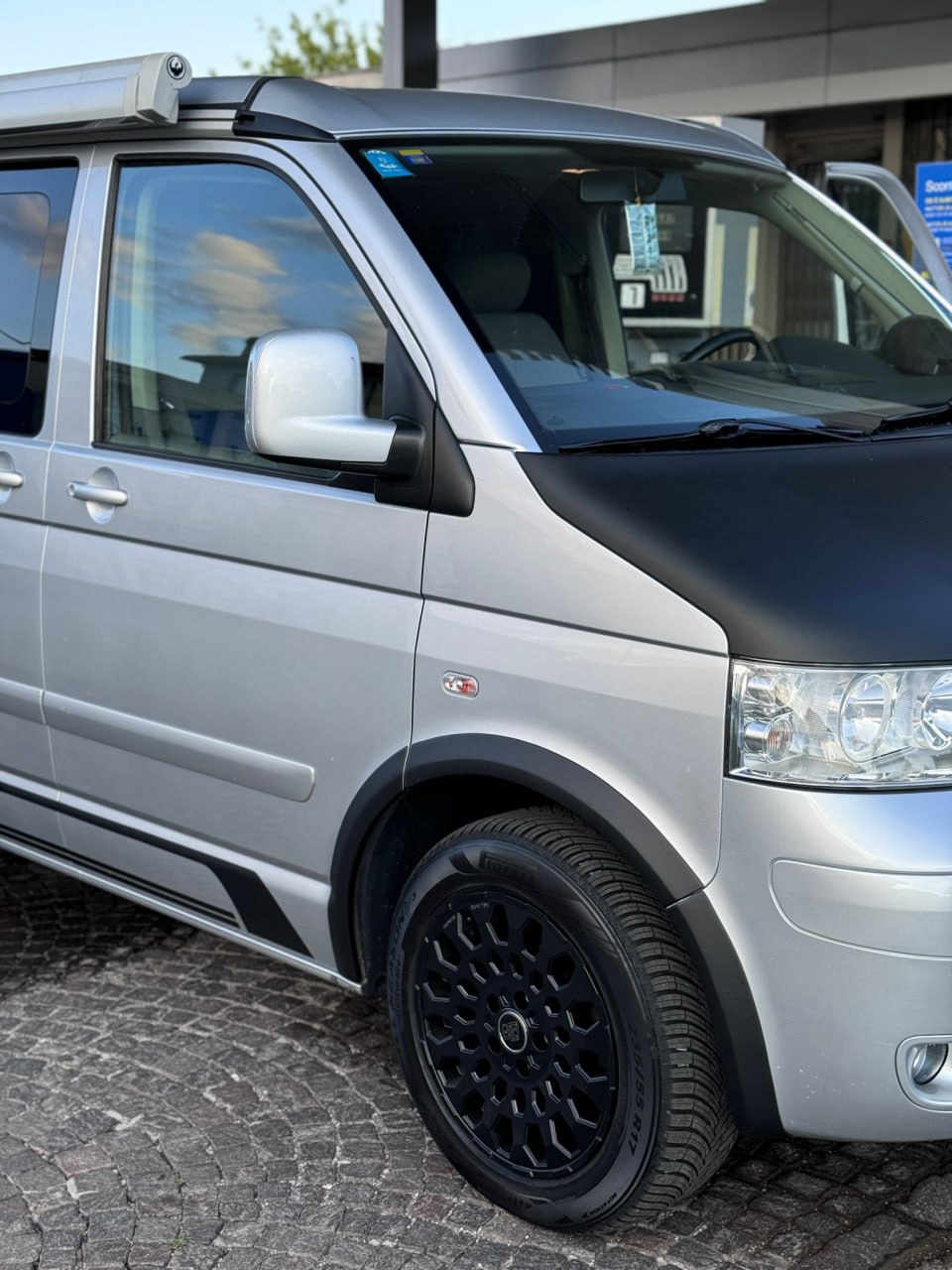 ⭐PARAFANGHI ADATTI PER VW TRANSPORTER T5 T5.1 2003-2015 NERO OPACO ⭐