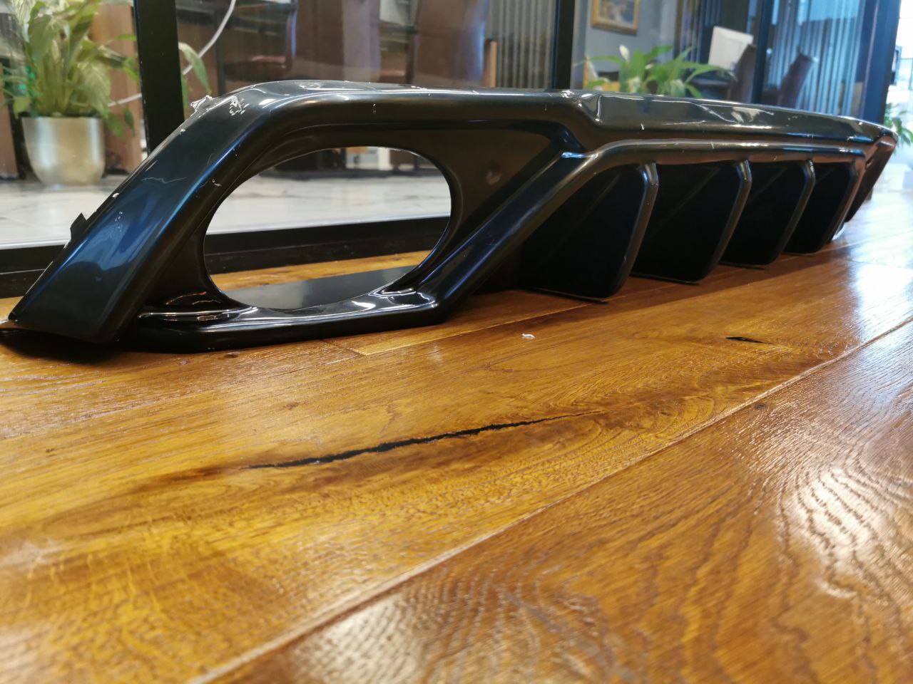 ⭐1849 DIFFUSORE ADATTO PER AUDI A3 8Y BERLINA RS3 LOOK TUNING NERO LUCIDO⭐