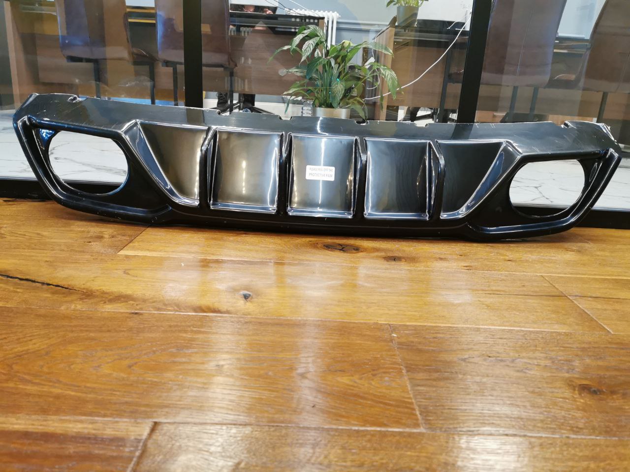 ⭐1849 DIFFUSORE ADATTO PER AUDI A3 8Y BERLINA RS3 LOOK TUNING NERO LUCIDO⭐