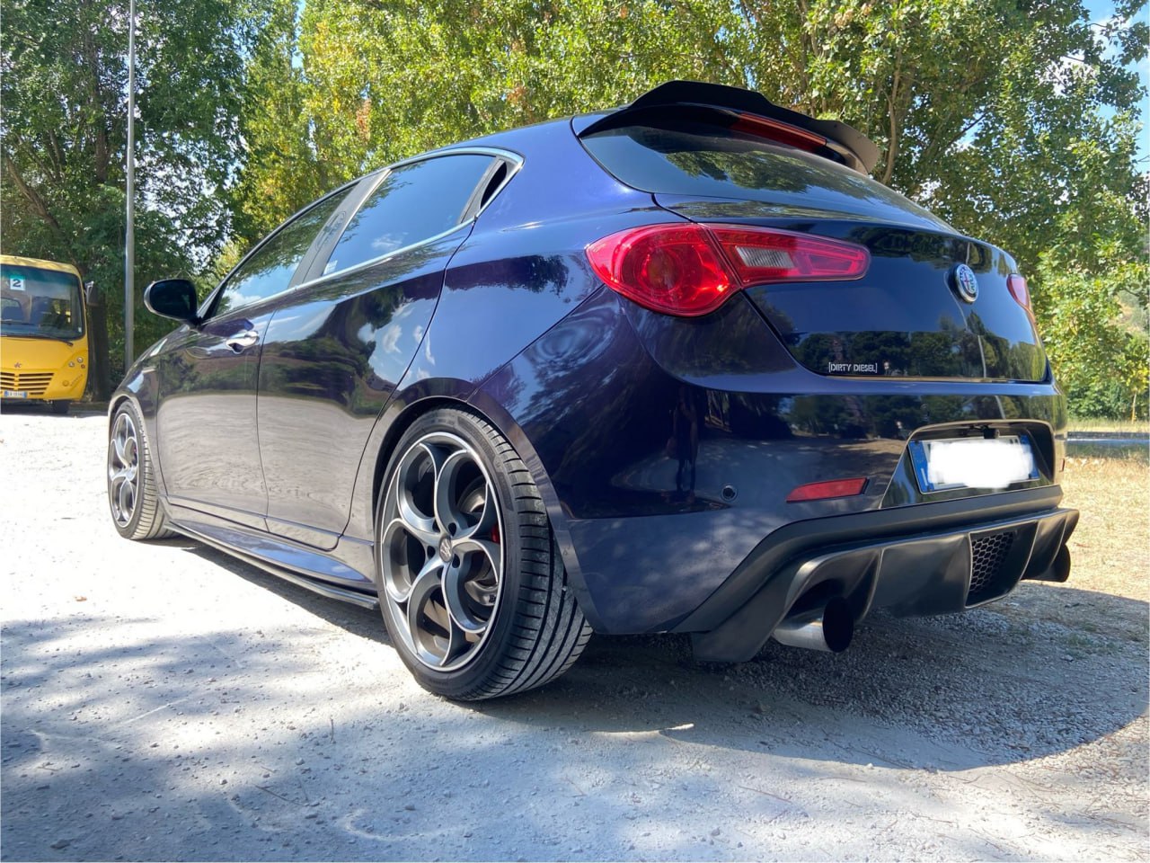 ⭐1854 MINIGONNE ADATTE PER ALFA ROMEO GIULIETTA 2010-2020 NERO LUCIDO💎⭐