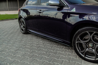 ⭐1854 MINIGONNE ADATTE PER ALFA ROMEO GIULIETTA 2010-2020 NERO LUCIDO💎⭐