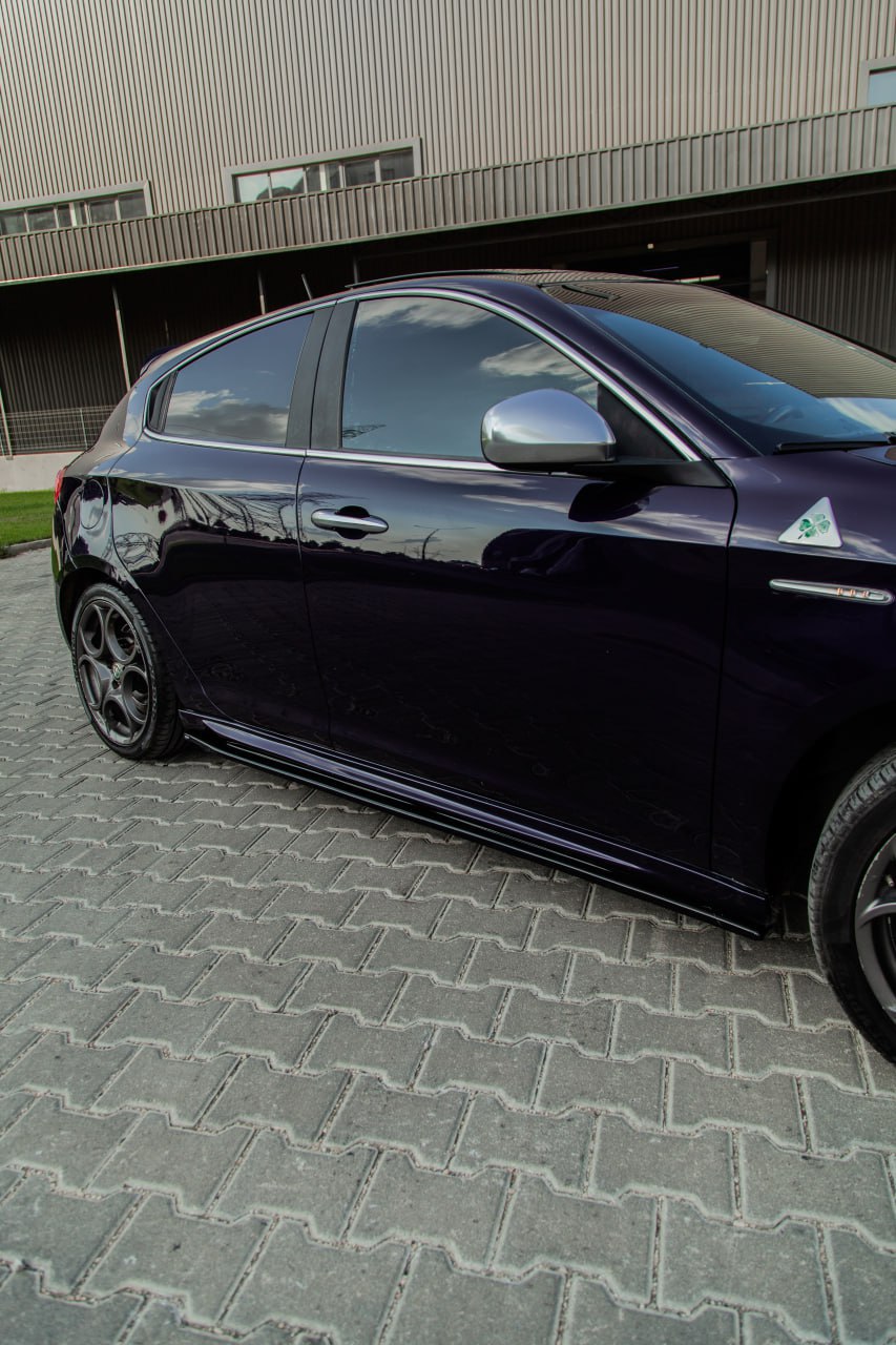 ⭐1854 MINIGONNE ADATTE PER ALFA ROMEO GIULIETTA 2010-2020 NERO LUCIDO💎⭐
