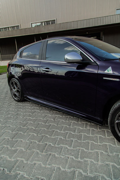 ⭐1854 MINIGONNE ADATTE PER ALFA ROMEO GIULIETTA 2010-2020 NERO LUCIDO💎⭐