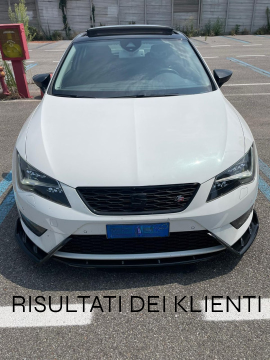 ⭐1668 SPLITTER ADATTO PER LEON 5F 2012-2016 FR LOOK LENZ DESIGN ⭐