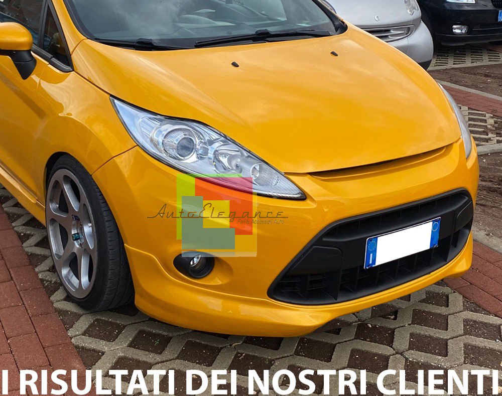 ⭐ART. 0487 SOTTO PARAURTI FIESTA MK7 2008-2012 LOOK ST GREZZO ⭐