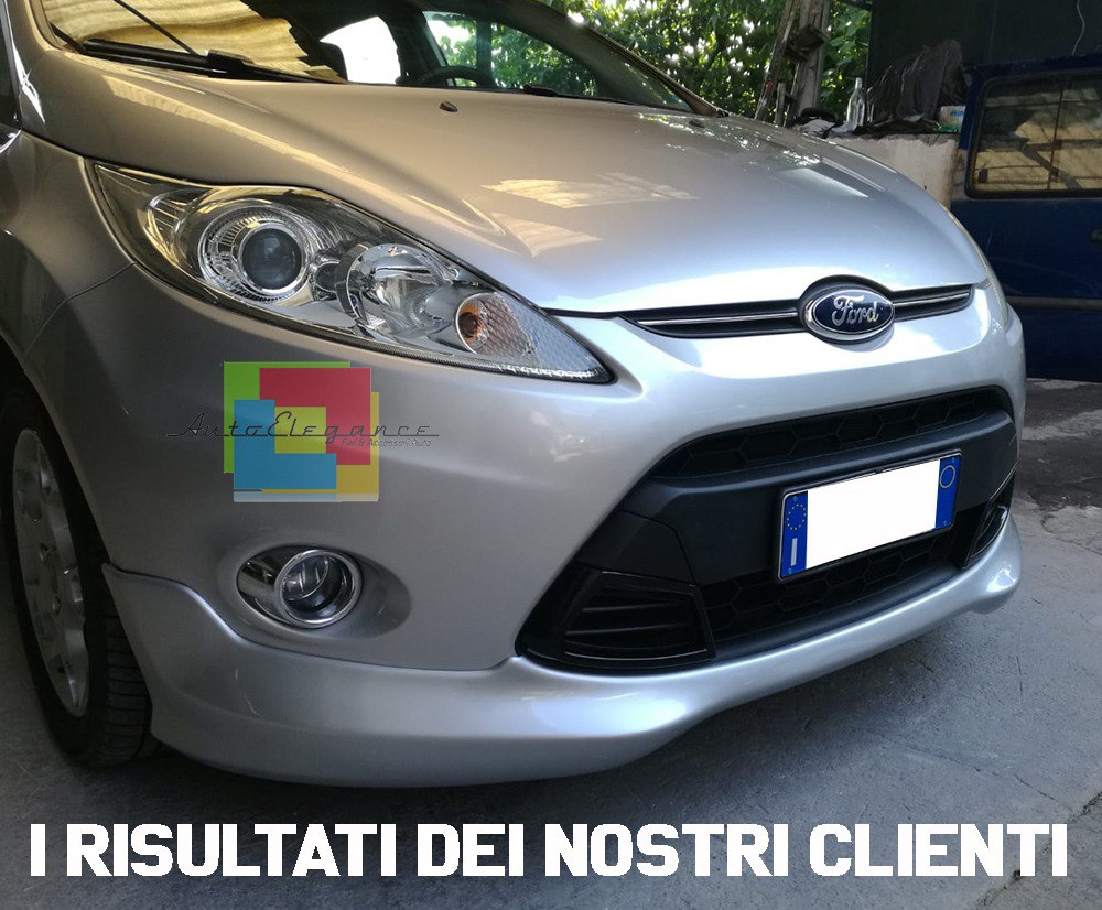 ⭐ART. 0487 SOTTO PARAURTI FIESTA MK7 2008-2012 LOOK ST GREZZO ⭐