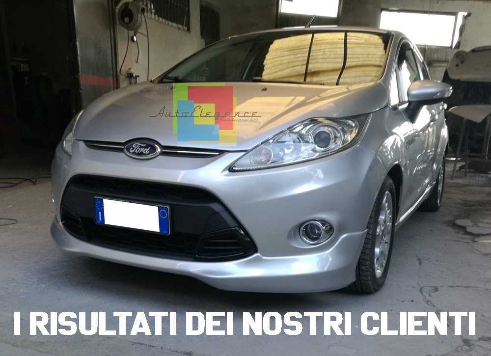 ⭐ART. 0487 SOTTO PARAURTI FIESTA MK7 2008-2012 LOOK ST GREZZO ⭐