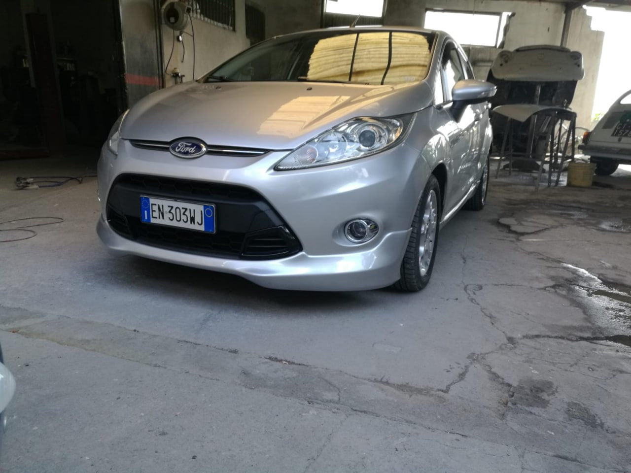 ⭐ART. 0487 SOTTO PARAURTI FIESTA MK7 2008-2012 LOOK ST GREZZO ⭐