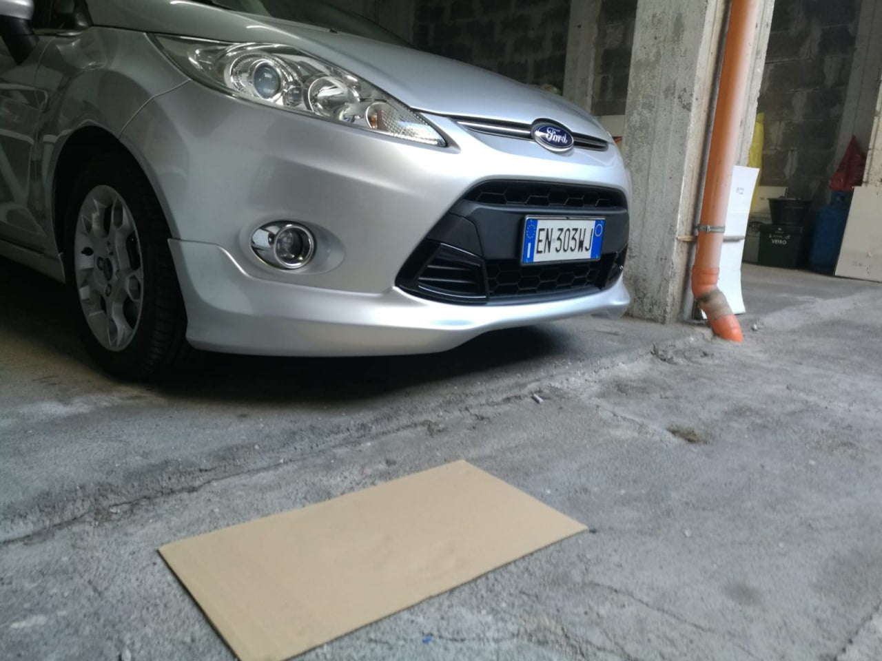 ⭐ART. 0487 SOTTO PARAURTI FIESTA MK7 2008-2012 LOOK ST GREZZO ⭐