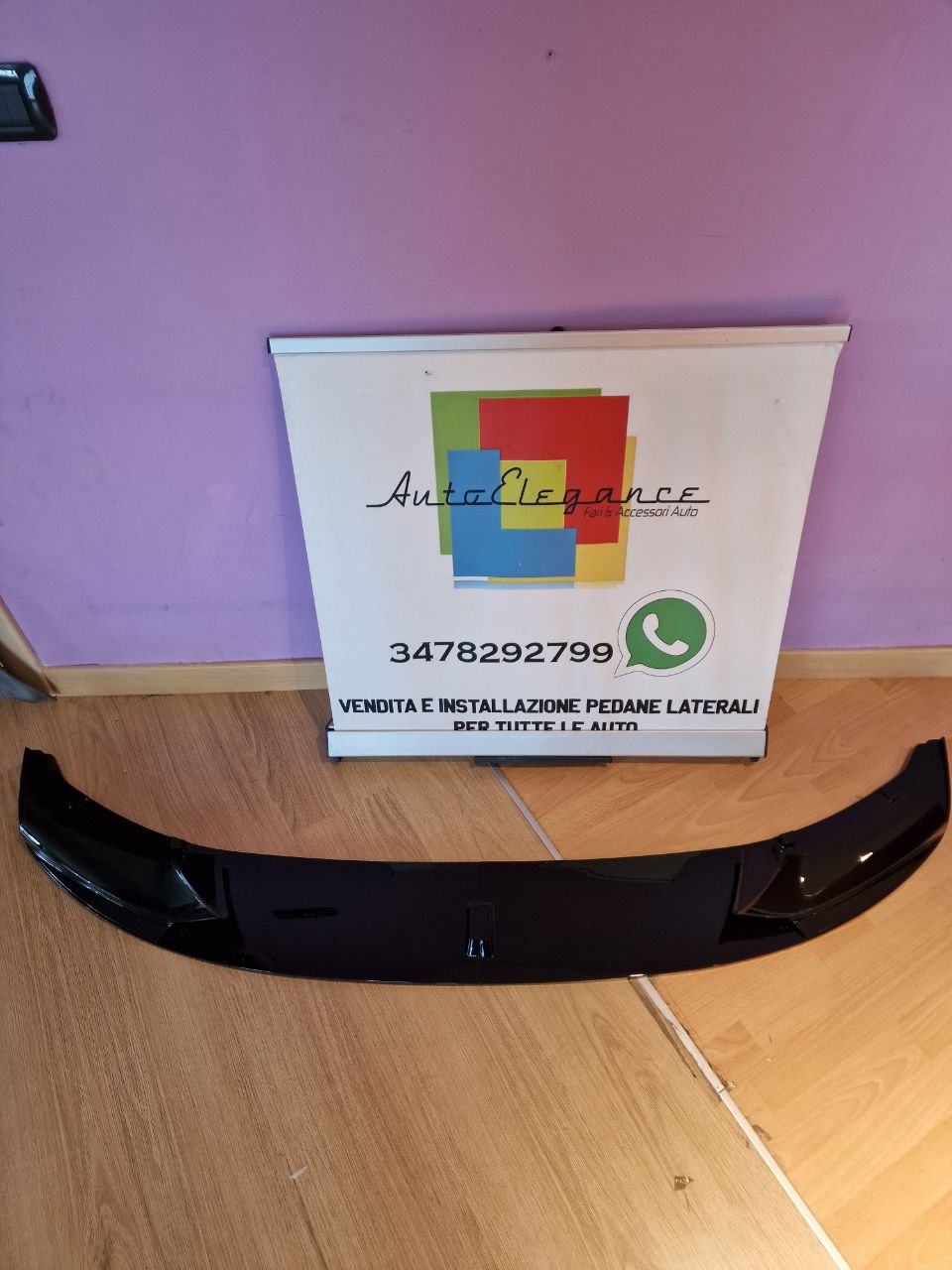 ⭐0667 SOTTO PARAURTI PER BMW SERIE 5 F10 F11 MSPORT NERO LUCIDO⭐
