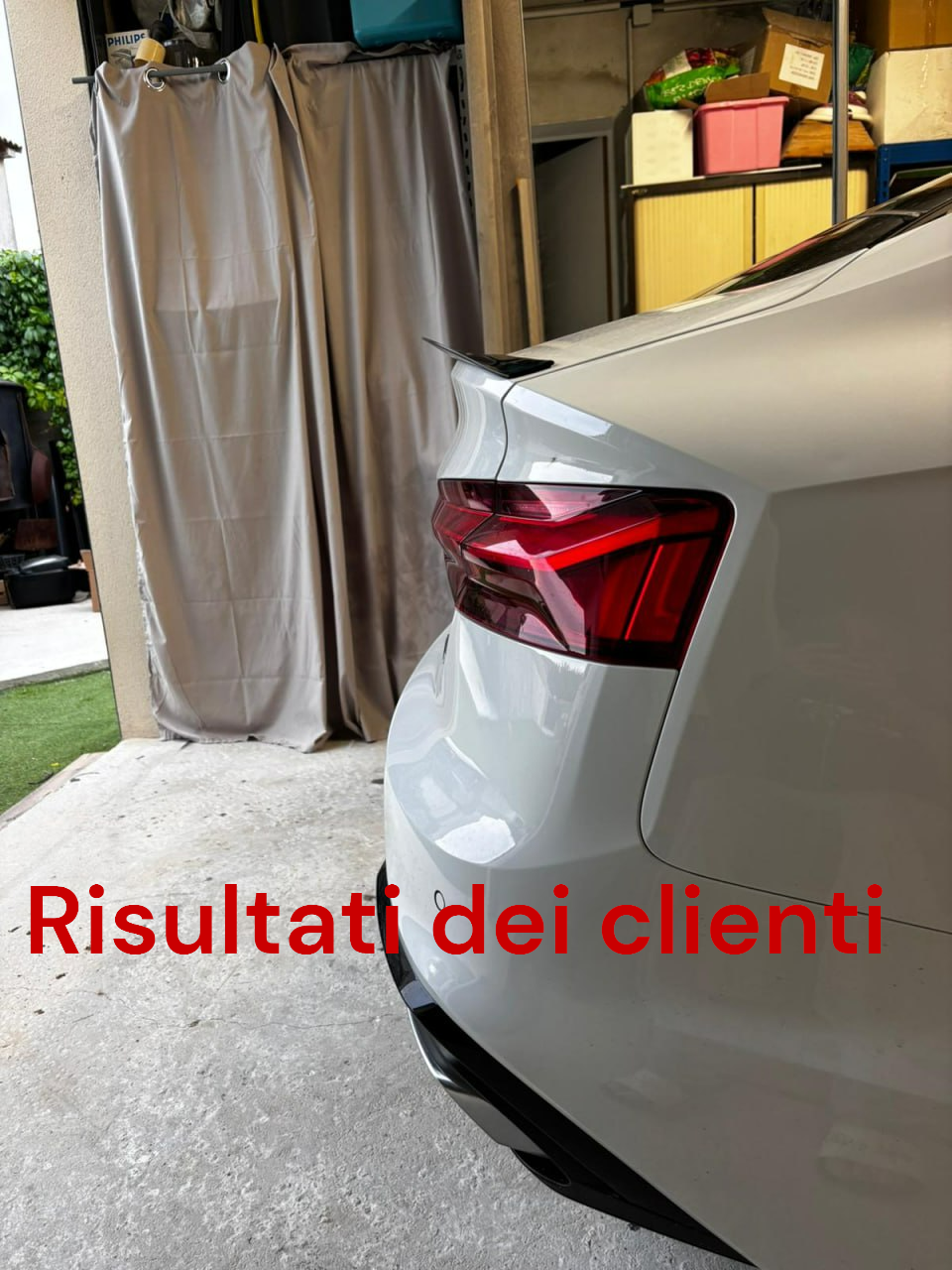 🔥1909 SPOILER PER AUDI A5 F5 2016+ SPORTBACK SLINE NERO LUCIDO (ALA)🔥
