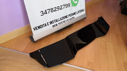 ⭐0651 SPOILER NERO LUCIDO ADATTO PER OPEL CORSA F 2019+ ⭐