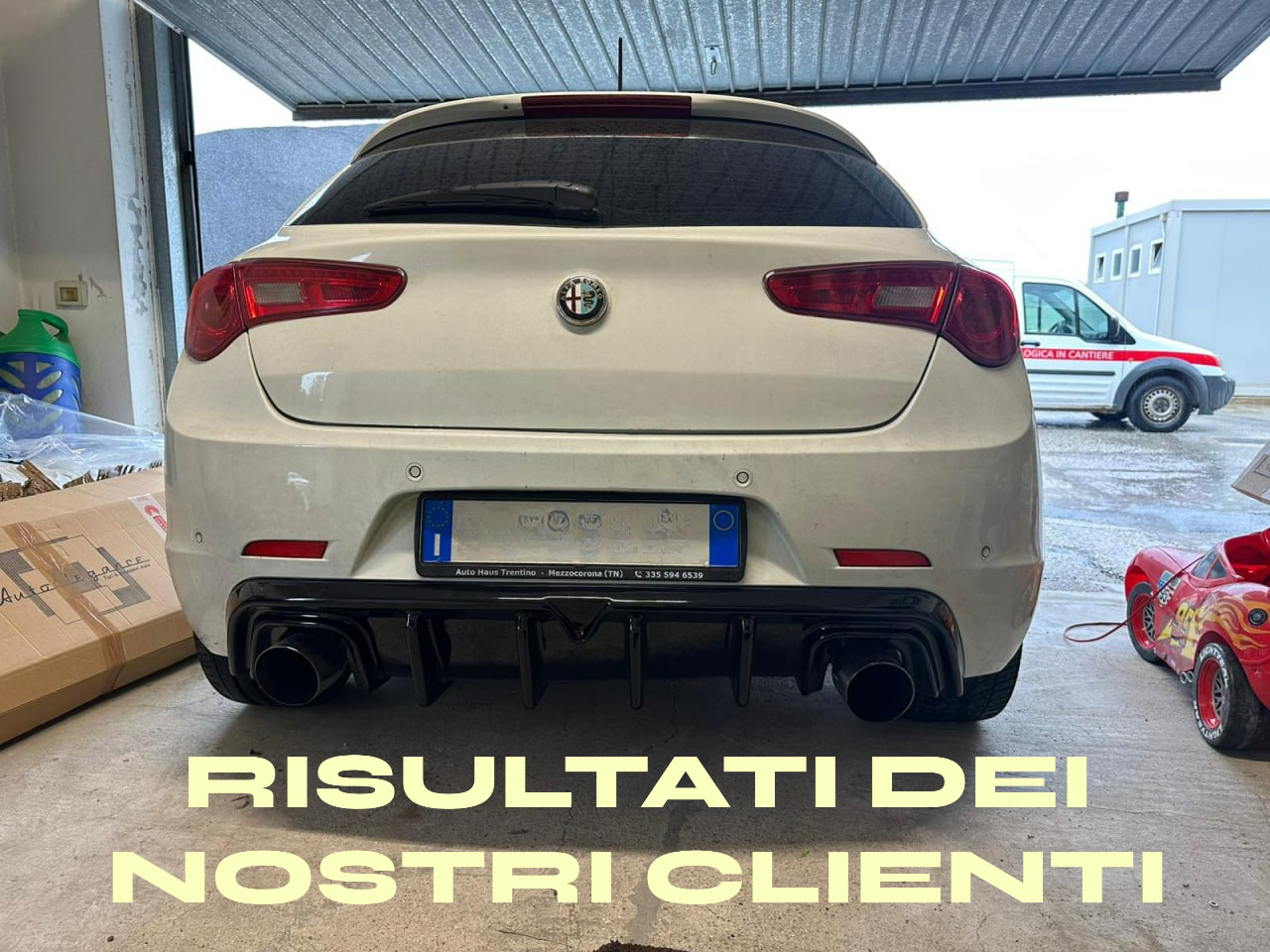 ✨DIFFUSORE ADATTO PER ALFA ROMEO GIULIETTA LOOK TUNING NERO LUCIDO✨