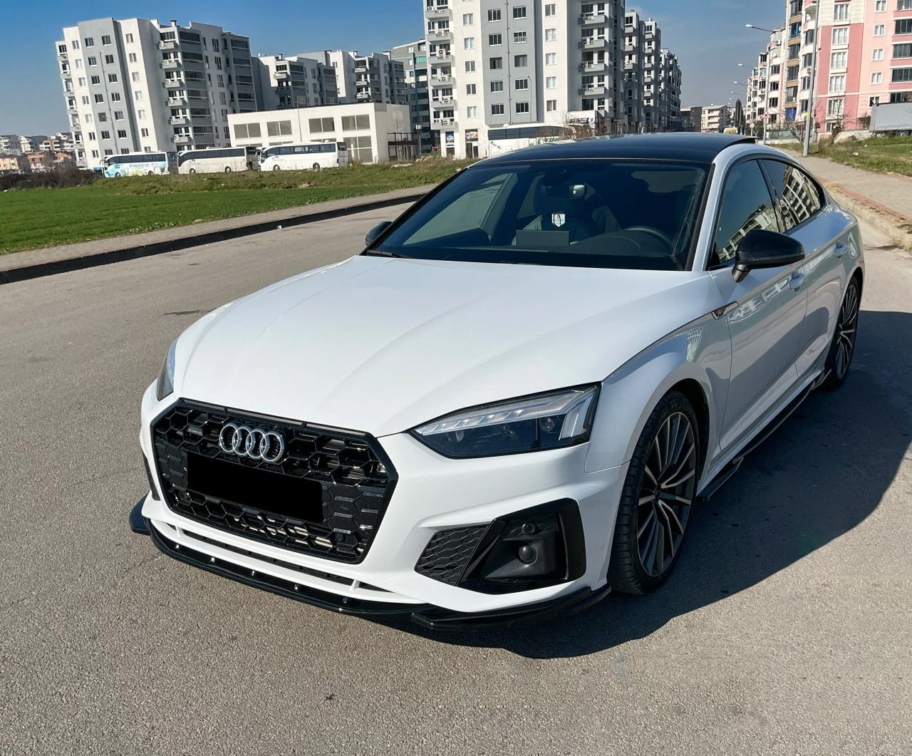 ⭐1904 SPLITTER ADATTO PER AUDI A5 F5 2019+ SLINE S5 LIFT NERO LUCIDO⭐