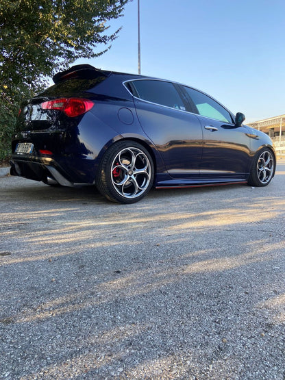 ⭐1854 MINIGONNE ADATTE PER ALFA ROMEO GIULIETTA 2010-2020 NERO LUCIDO⭐