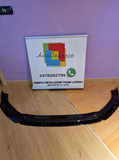 ⭐0193 SPLITTER ADATTO PER AUDI A3 8V 2017-2020 SLINE S3 NERO LUCIDO⭐