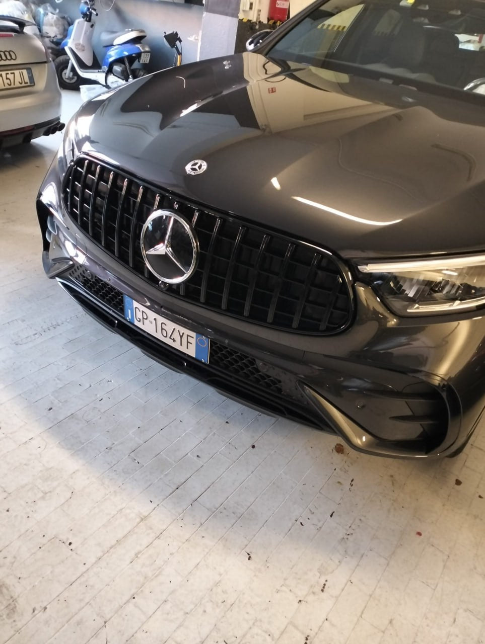 ⭐1534 GRILLE FOR MERCEDES BENZ GLC SUV X254 C254 COUPE 2022+ AMG GT LOOK BLACK⭐