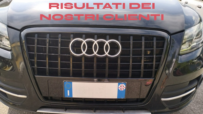 ✨1267 GRIGLIA ADATTA PER AUDI Q5 8R 2008-2012 LOOK SLINE SQ5 NERO LUCIDO✨