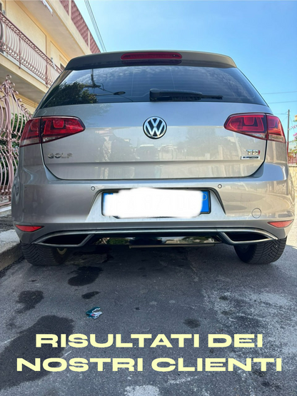 ✨0138 DIFFUSORE ADATTO PER VW GOLF 7 2012-2016 LOOK R DESIGN SPORTIVO✨