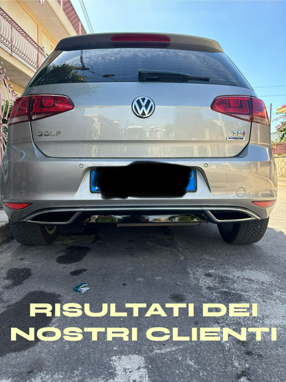 ✨0138 DIFFUSORE ADATTO PER VW GOLF 7 2012-2016 LOOK R DESIGN SPORTIVO✨