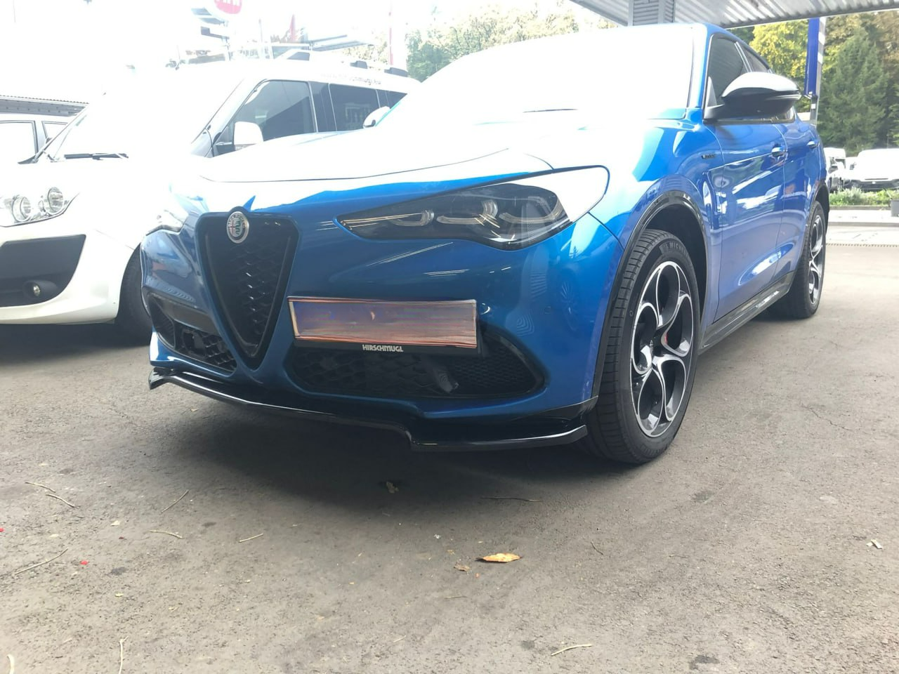 🔥0233 SPLITTER PER ALFA ROMEO STELVIO 2016+ NERO LUCIDO SOTTO PARAURTI🔥