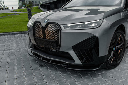 🔥Splitter NERO LUCIDO ADATTO PER  BMW iX M-Pack i20 2021+🔥