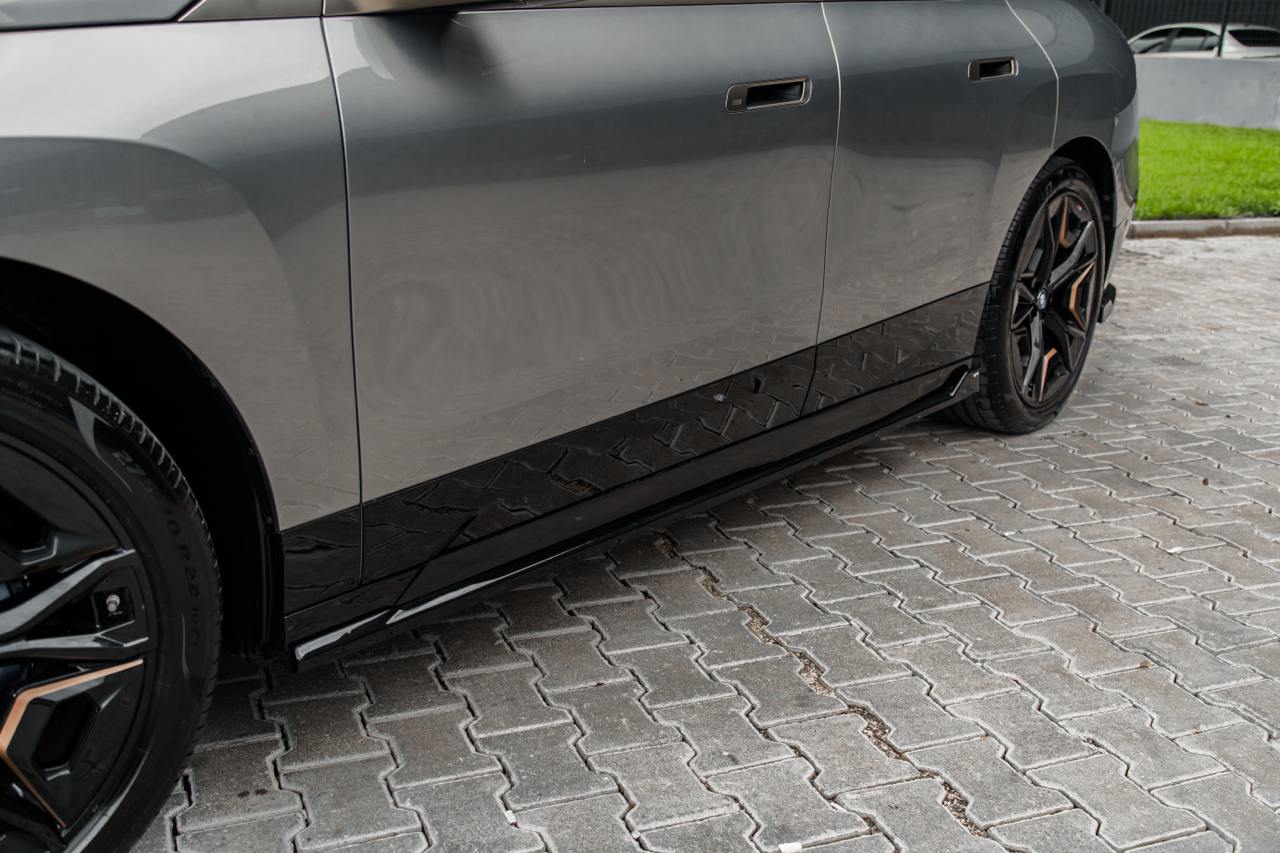 🔥Sotto minigonne PER BMW iX M-Pack i20 2021+ 2 Pcs Gloss Black🔥