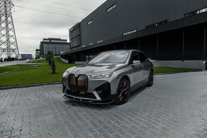 🔥Bodykit BMW iX M-Pack i20 2021+ splitter sottominigonne+spoiler+posteriore🔥