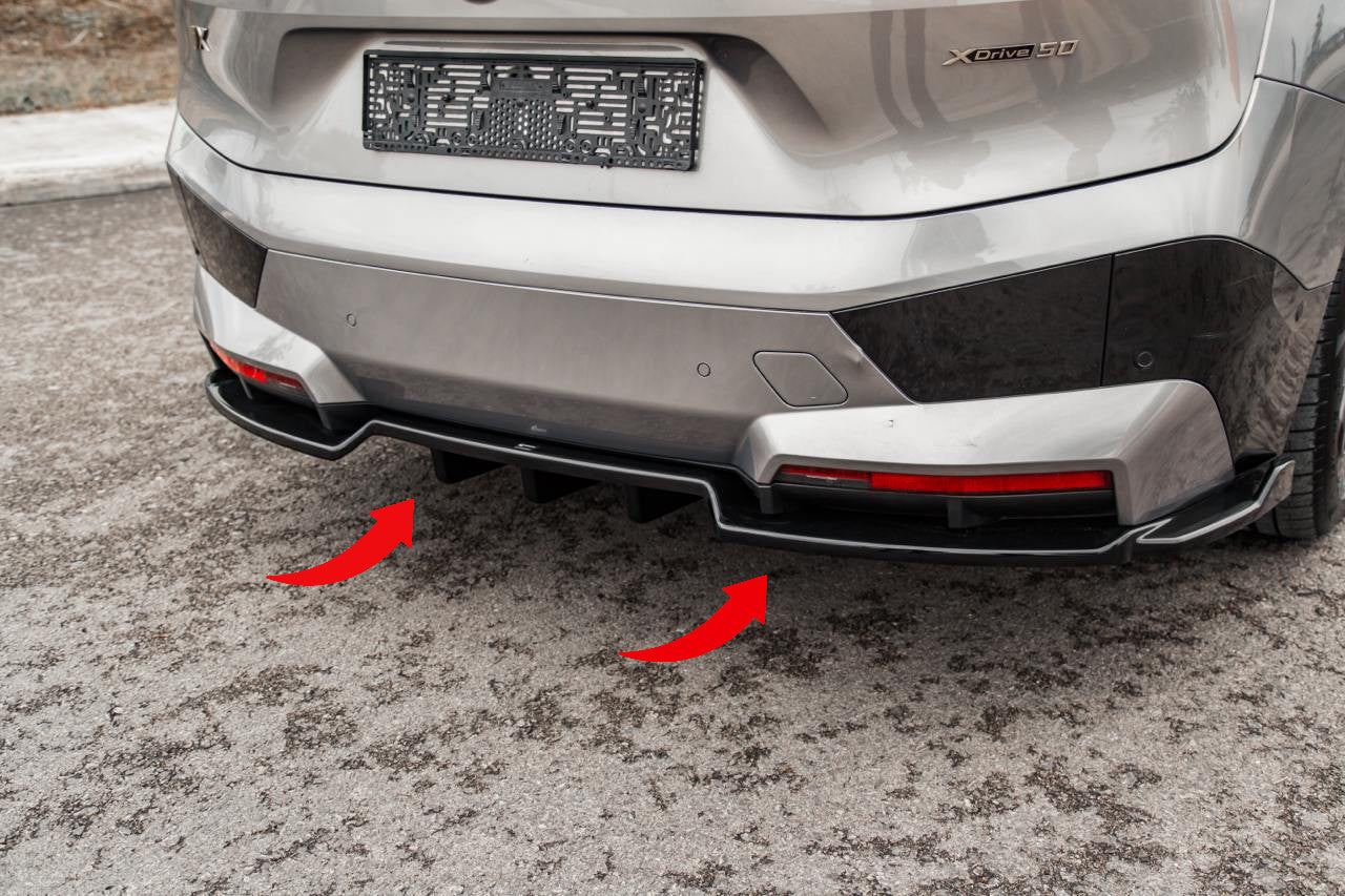 ⭐splitter posteriore adatto per BMW iX M-Pack i20 2021+ Rear Center Splitters ⭐