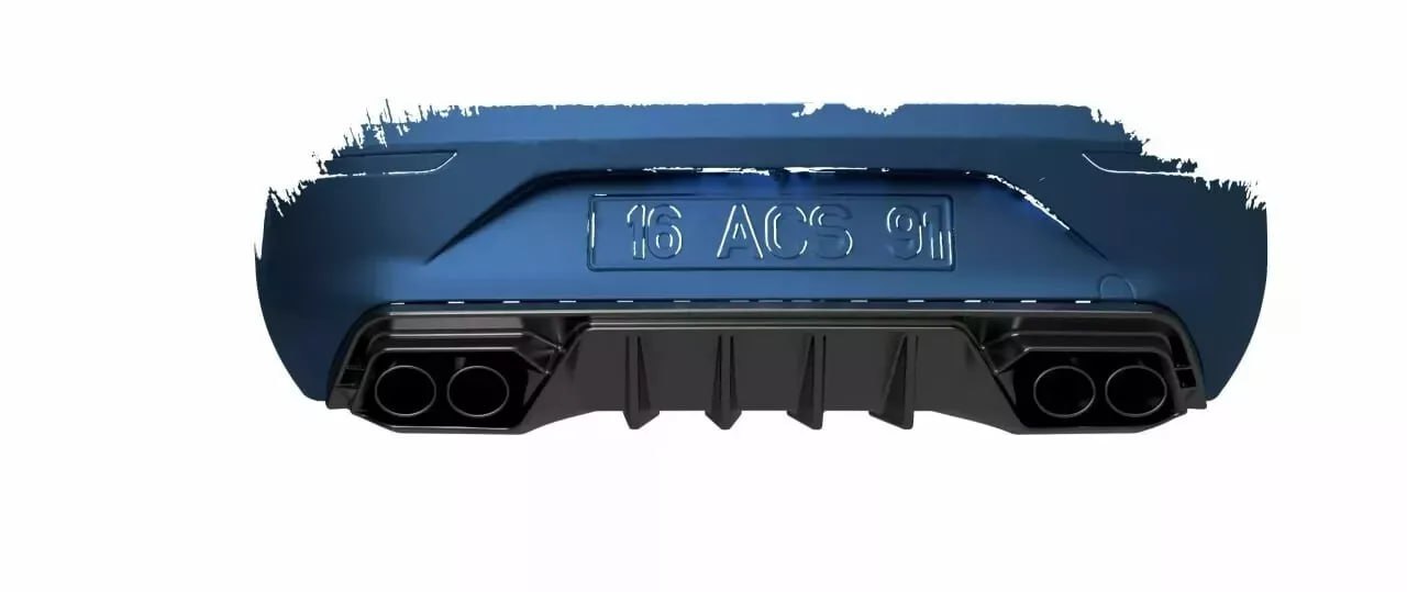 ⭐2020 DIFFUSORE ADATTO PER CUPRA LEON 2020+ NERO LUCIDO⭐