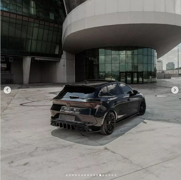 ⭐2020 DIFFUSORE ADATTO PER CUPRA LEON 2020+ NERO LUCIDO⭐