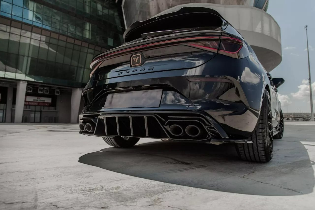 ⭐2020 DIFFUSORE ADATTO PER CUPRA LEON 2020+ NERO LUCIDO⭐