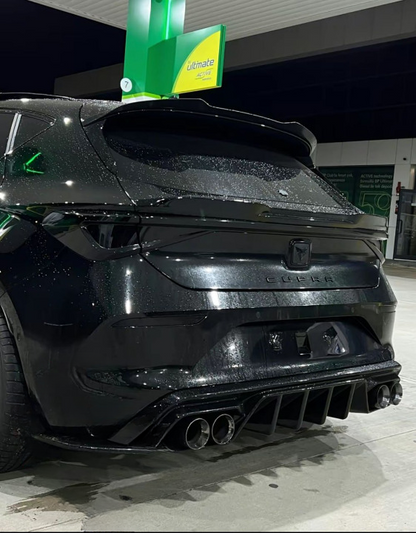 ⭐2020 DIFFUSORE ADATTO PER CUPRA LEON 2020+ NERO LUCIDO⭐