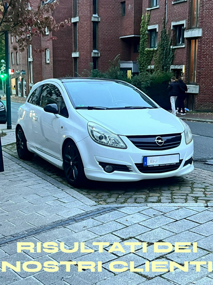 ⭐1681 SOTTO PARAURTI ADATTO PER OPEL CORSA D 2006-2011 LOOK OPC GREZZO⭐