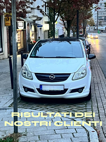 ⭐1681 SOTTO PARAURTI ADATTO PER OPEL CORSA D 2006-2011 LOOK OPC GREZZO⭐
