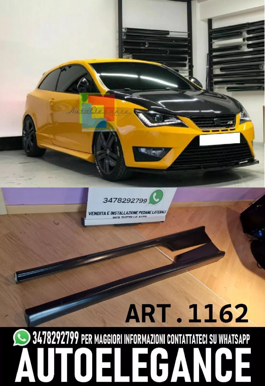 💥1162 MINIGONNE ADATTO PER SEAT IBIZA 6J 2008-2017 3 PORTE GREZZE💥