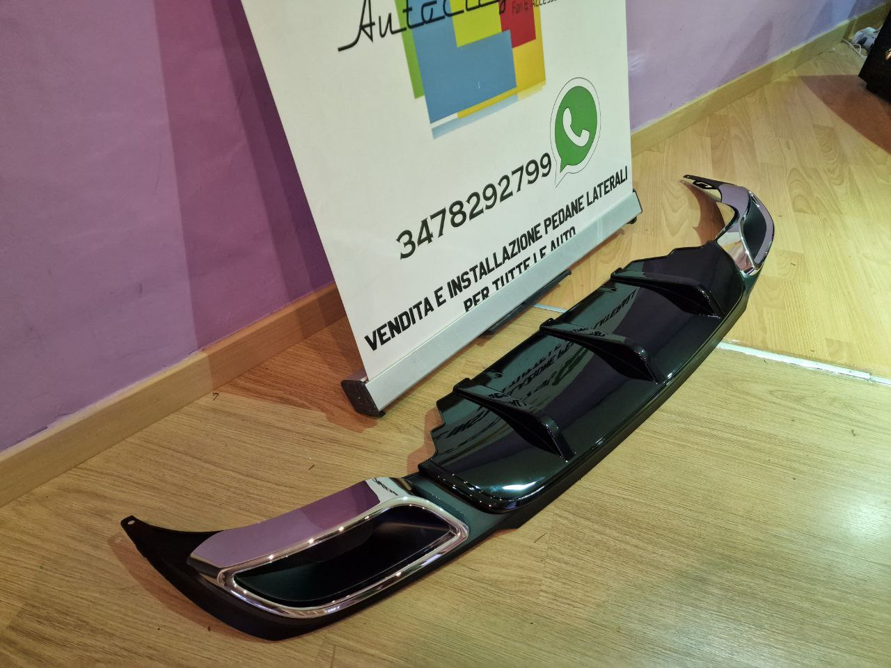 ART. 0435 DIFFUSORE OPEL INSIGNIA B 2018+ NERO LUCIDO