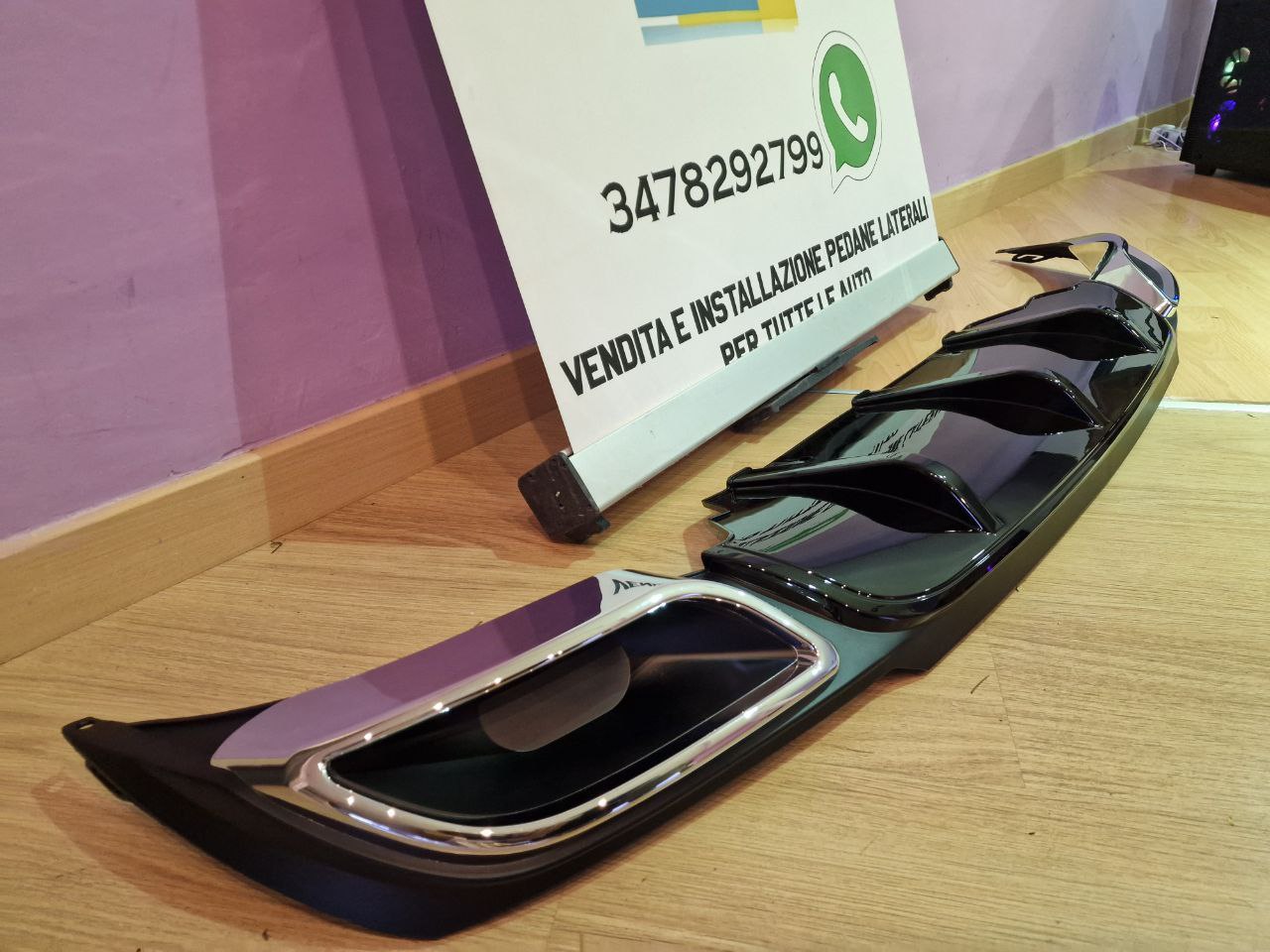 ART. 0435 DIFFUSORE OPEL INSIGNIA B 2018+ NERO LUCIDO