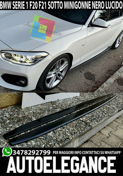 💥SOTTOMINIGONNE ADATTO PER  BMW f20 serie 1 nero lucido💥