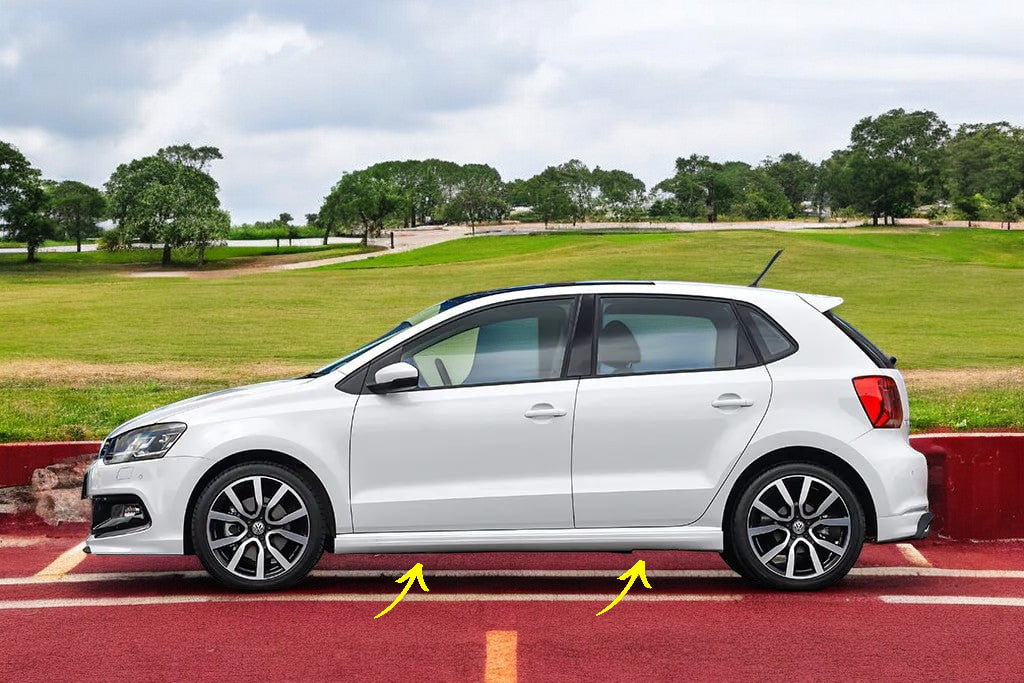 💥COPPIA MINIGONNE LATERALI ADATTO PER VW POLO 6R R optik 💥