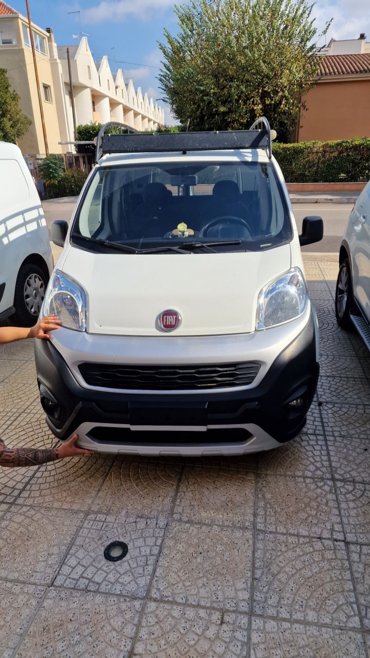 💥1306 BODYKIT SOTTO PARAURTI FIORINO 2008-2016 ANTERIORE + POSTERIORE💥