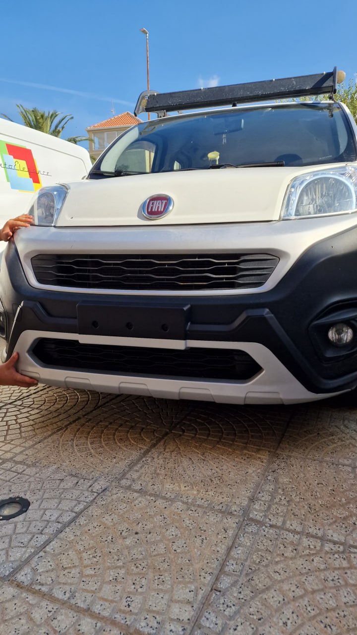 💥1306 BODYKIT SOTTO PARAURTI FIORINO 2008-2016 ANTERIORE + POSTERIORE💥