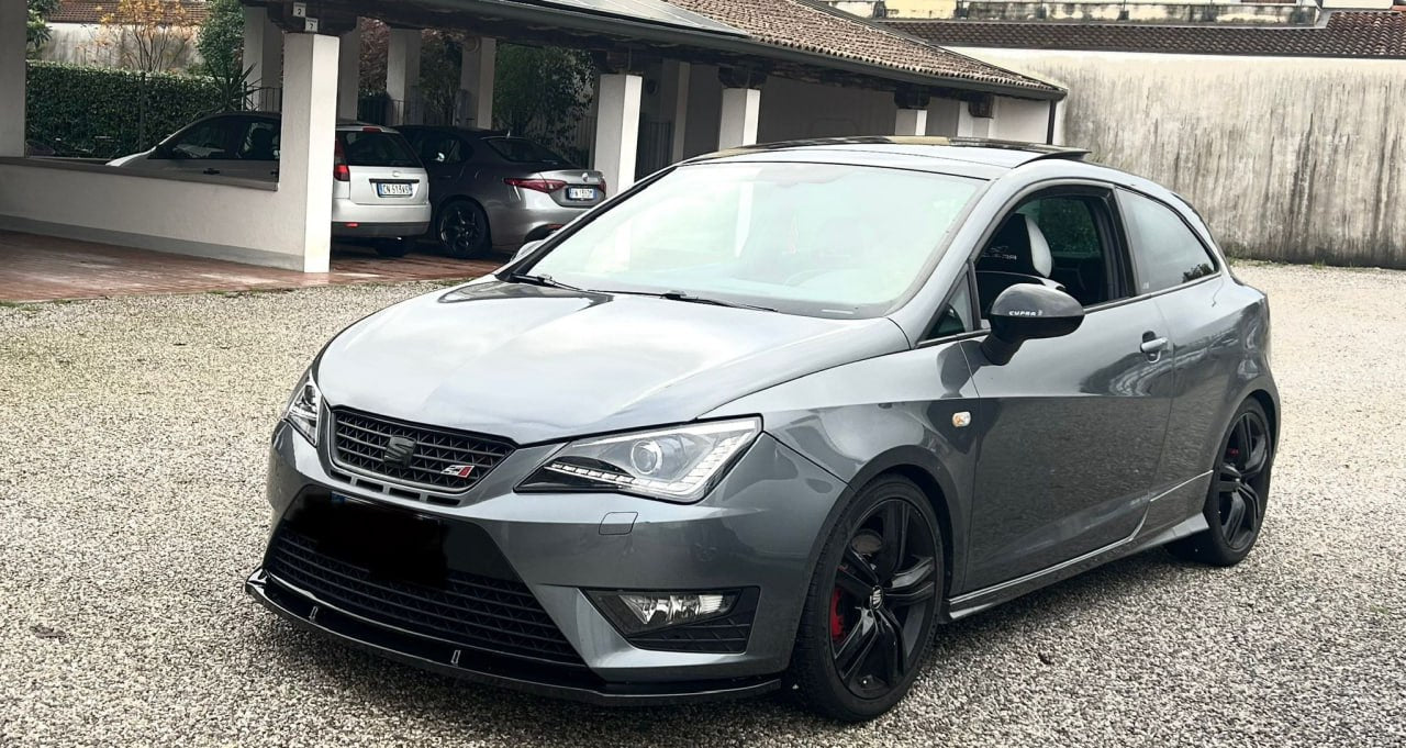 💥0506 SPLITTER ADATTO PER SEAT IBIZA 6J 2008-2017 NERO LUCIDO💥